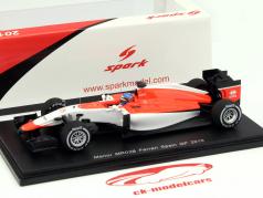 Will Stevens Manor MR03B #28 Espagne GP Formule 1 2015 1:43 Spark