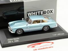 Aston Martin DB4 Baujahr 1958 hellblau 1:43 WhiteBox