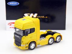 Scania V8 R730 (6x4) anno 2015 giallo 1:32 Welly