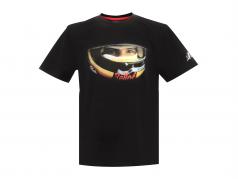 Stefan Bellof T-shirt casque Classic Line noir / rouge