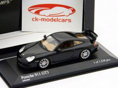 Porsche 911 GT3 Год постройки 2003 черный 1:43 Minichamps