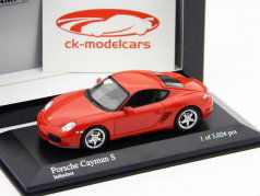 Porsche Cayman S year 2005 guards red 1:43 Minichamps