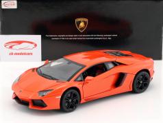Lamborghini Aventador LP 700-4 oranje 1:18 Rastar