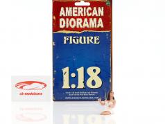 vrouw bestuurder 1:18 American Diorama
