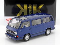 Volkswagen VW Bulli T3 マルチバン Last Edition 1992 ブルー メタリック 1:18 KK-Scale