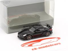 Porsche Cayman GT4 Baujahr 2016 schwarz 1:87 Minichamps