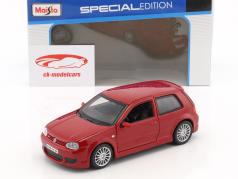 Volkswagen VW Golf IV R32 rojo 1:24 Maisto