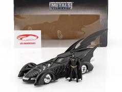 Batmobile Movie Batman Forever (1995) black With figure Batman 1:24 Jada Toys