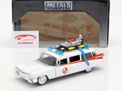 Cadillac Ecto-1 から インクルード フィルム Ghostbusters 1984 白 1:24 Jada Toys