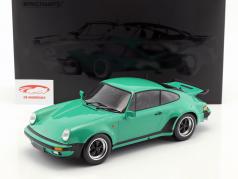 Porsche 911 (930) Turbo 建造年份 1977 绿 1:12 Minichamps