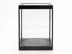 solo visualización caso y rotativo mesa para modelcars en escala 1:18 negro Triple9