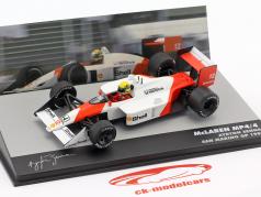 Ayrton Senna McLaren MP4/4 #12 ganador San Marino GP fórmula 1 1988 1:43 Altaya