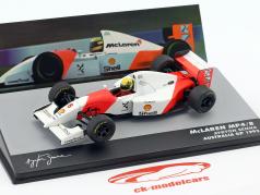 Ayrton Senna McLaren MP4/8 #8 gagnant Australie GP formule 1 1993 1:43 Altaya