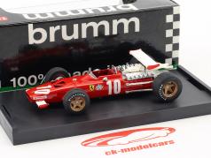 Pedro Rodriguez Ferrari 312 F1 #10 sexto italiano GP fórmula 1 1969 1:43 Brumm