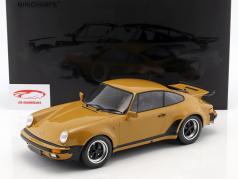 Porsche 911 (930) Turbo Bouwjaar 1977 bruinen geel 1:12 Minichamps