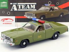 Plymouth Fury année de construction 1977 Série TV la A-Team (1983-1987) olive 1:18 Greenlight