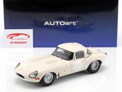 Jaguar Lightweight E-Type con removibile top bianco 1:18 AUTOart