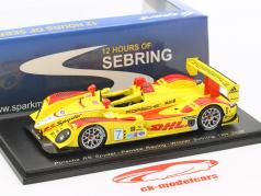 Porsche RS Spyder #7 胜利者 12h Sebring 2008 Bernhard, Dumas, Collard 1:43 Spark