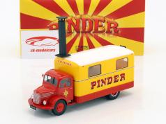 Unic ZU 51 cuisine camion Pinder cirque année de construction 1952 jaune / rouge 1:43 Direkt Collections