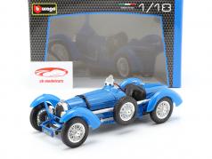 Bugatti Grade 59 Year 1934 blue 1:18 Bburago