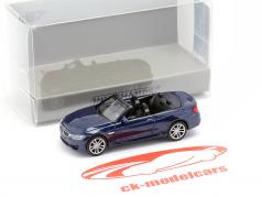 BMW M4 Cabriolet Baujahr 2015 blau metallic 1:87 Minichamps
