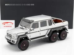Mercedes-Benz G63 AMG 6x6 année 2013 argent 1:18 AUTOart