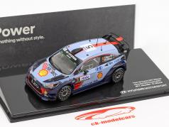 Hyundai i20 Coupe WRC #5 winnaar Rallye Tour de Corse 2017 Neuville, Gilsoul 1:43 Ixo