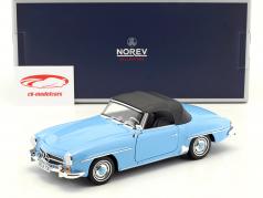Mercedes-Benz 190 SL año de construcción 1955 azul 1:18 Norev
