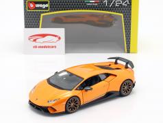 Lamborghini Huracan Performante Baujahr 2017 orange metallic 1:24 Bburago