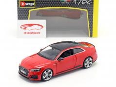 Audi RS 5 クーペ 赤 1:24 Bburago