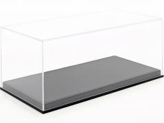 qualità acrilico vetrina per modellini di automobili nella scala 1:18 nero BBR