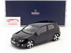 Volkswagen VW Golf VI GTI year 2009 black 1:18 Norev