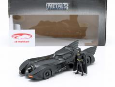 Batmobile com Batman figura filme Batman 1989 1:24 Jada Toys
