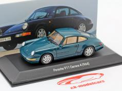 Porsche 911 Carrera 4 (964) Año de construcción 1989-1994 amazon verde 1:43 Spark