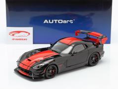 Dodge Viper ACR Anno di costruzione 2017 nero / rosso 1:18 AUTOart