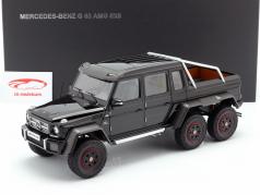 Mercedes-Benz G63 AMG 6x6 建設年 2013 艶 黒人 1:18 AUTOart