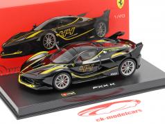 Ferrari FXX-K #44 zwart 1:43 Bburago Signature