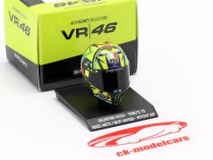 Valentino Rossi Tribute til A. Nieto / N. Hayden MotoGP 2017 AGV hjelm 1:10 Minichamps