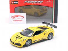 Ferrari 488 Challenge #25 gul 1:24 Bburago
