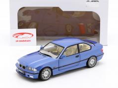 BMW M3 Coupe (E36) Ano de construção 1990 estoril azul 1:18 Solido