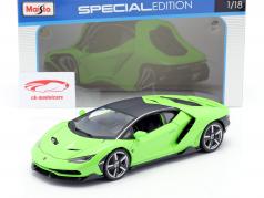 Lamborghini Centenario LP770-4 Byggeår 2016 grøn 1:18 Maisto