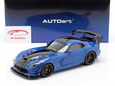 Dodge Viper ACR Byggeår 2017 competition blå / sort 1:18 AUTOart