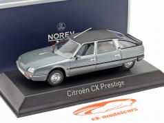 Citroen CX Turbo 2 Prestige Bouwjaar 1986 blauw grijs metalen 1:43 Norev