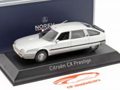 Citroen CX Turbo 2 Prestige Baujahr 1986 silber metallic 1:43 Norev