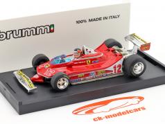 G. Villeneuve Ferrari 312 T4 #12 2 ° GP Francia Formula 1 1979 1:43 Brumm