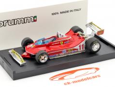 J. Scheckter Ferrari 312 T4 #11 Wereldkampioen GP Italië Formula 1 1979 1:43 Brumm
