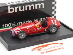 Alberto Ascari Ferrari 375 #12 Champion du Monde Indianapolis Formule 1 1952 1:43 Brumm