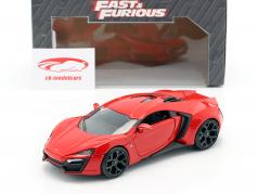 Lykan Hypersport from the Movie Fast and Furious 7 2015 red 1:24 Jada Toys