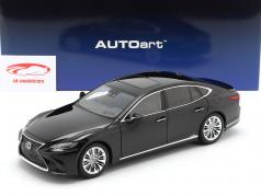 Lexus LS500h Год постройки 2018 черный 1:18 AUTOart