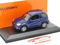 Toyota RAV4 Année de construction 2000 bleu foncé métallique 1:43 Minichamps